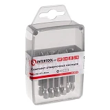 Комплект отверточных насадок Intertool PH2 1/4"x50мм 10шт                                           