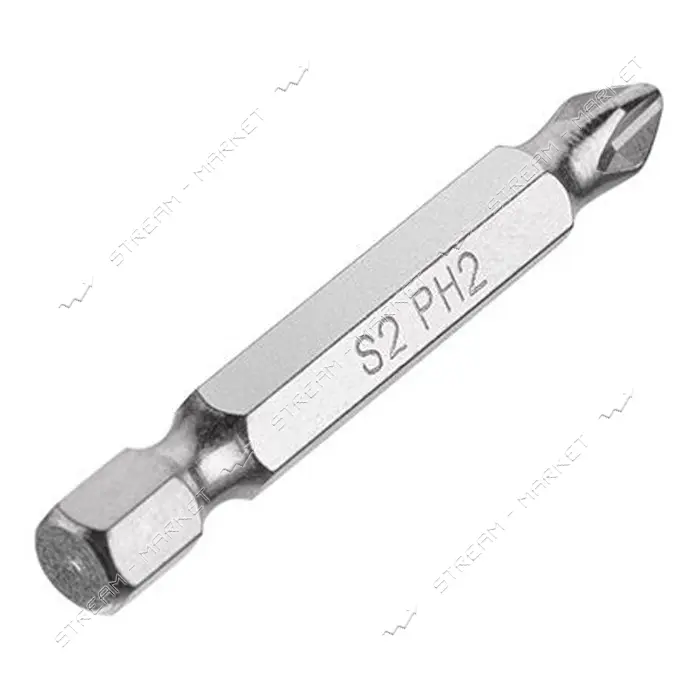 Комплект отверточных насадок Intertool PH2 1/4"x50мм 10шт                                           