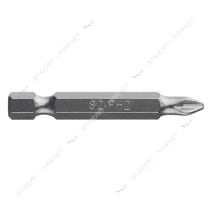 Комплект отверточных насадок Intertool PH2 1/4"x50мм 10шт                                           