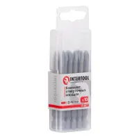 Комплект отверточных насадок Intertool VT-0071 PH2x75мм 10шт                                        