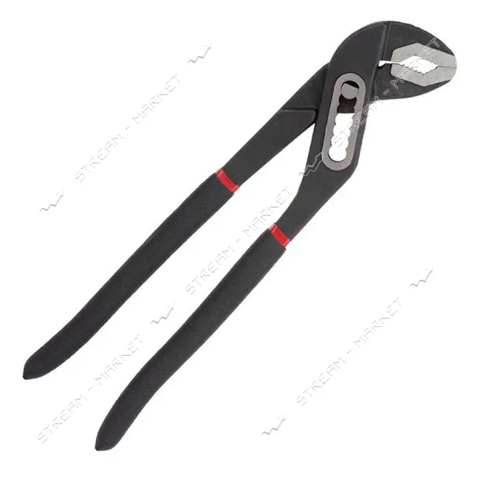 Клещи сантехнические Intertool NT-0160 180мм кованая сталь 40CrV обливные двухслойные рукоятки Storm