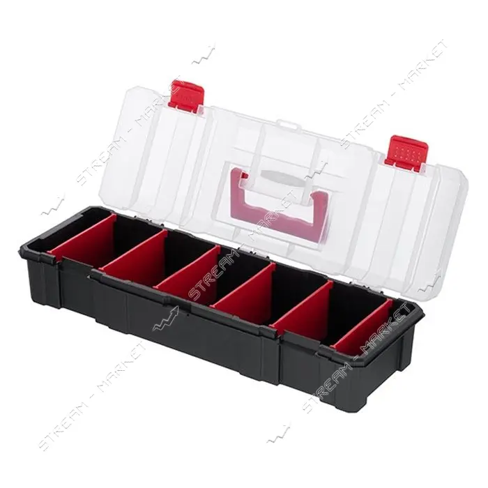 Органайзер Intertool BX-4042 18" 7 ячеек 6 съемных перегородок 46х16.5х9.1см                        