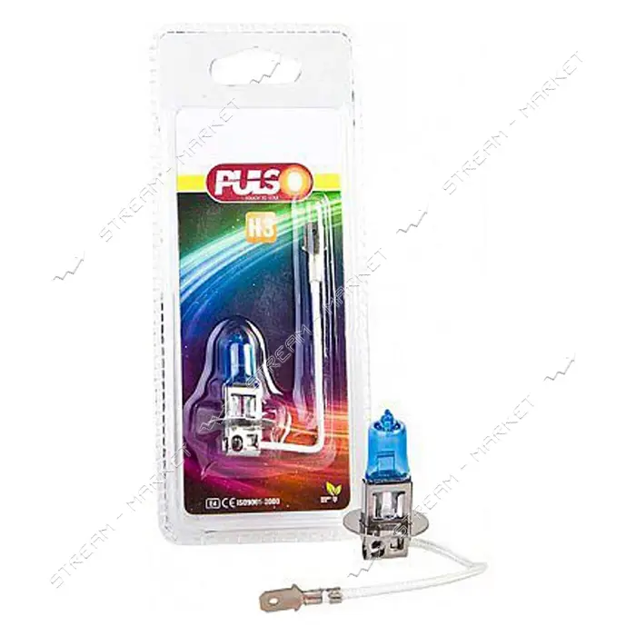 Лампы галогенные Pulso H3/PK22S 12v 55w super white                                                 