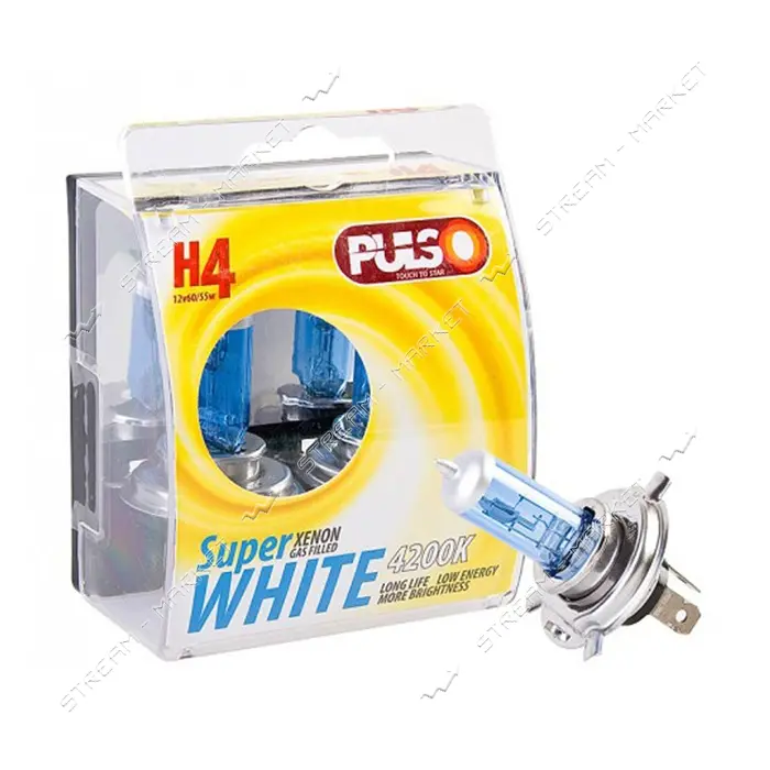 Лампы галогенные Pulso H4/P43T 24v 70w super white                                                  