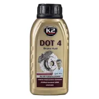 Тормозная жидкость K2 Brake Fluid Turbo Dot 4 0.25л                                                 