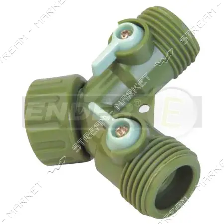 Двойной кран Ender 646023 3/4" 20шт                                                                 