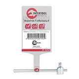 Вороток Т-образный Intertool ET-1014 1/4" 110мм хром-ванадиум