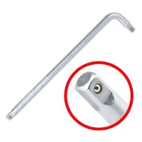Вороток L-образный Intertool ET-1027 1/2" 400мм хром-ванадиум