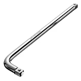 Вороток L-образный Intertool ET-10291/2" 280мм хром-ванадиум