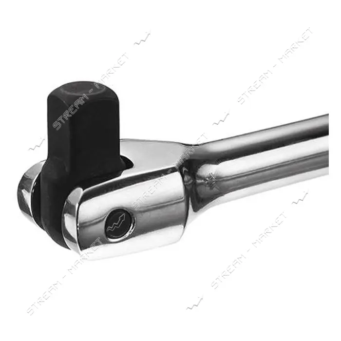 Вороток с шарниром Intertool ET-1033 1/2" 375мм хром-ванадиум                                       