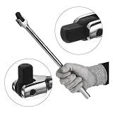 Вороток с шарниром Intertool ET-1033 1/2" 375мм хром-ванадиум                                       
