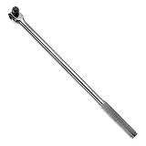 Вороток с шарниром Intertool ET-1034 1/2" 450мм хром-ванадиум                                       