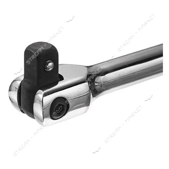 Вороток с шарниром Intertool ET-1034 1/2" 450мм хром-ванадиум                                       