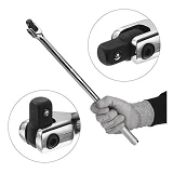 Вороток с шарниром Intertool ET-1034 1/2" 450мм хром-ванадиум                                       