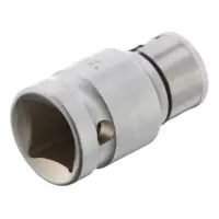Переходник Intertool ET-1108 квадрат 1/2" x1/2" шестигранник хром-ванадиум                          