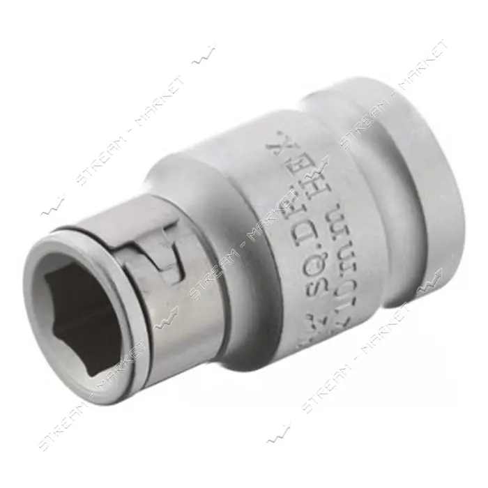 Переходник Intertool ET-1108 квадрат 1/2" x1/2" шестигранник хром-ванадиум                          