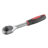 Рукоятка с трещоточной головкой Intertool HT-2104 с храповым механизмом 1/4'' Cr-v 24 зуба