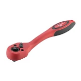 Рукоятка с трещоточной головкой Intertool HT-2107 с храповым механизмом на 72 зуба 1/4'' изогнутая  
