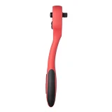 Рукоятка с трещоточной головкой Intertool HT-2107 с храповым механизмом на 72 зуба 1/4'' изогнутая  