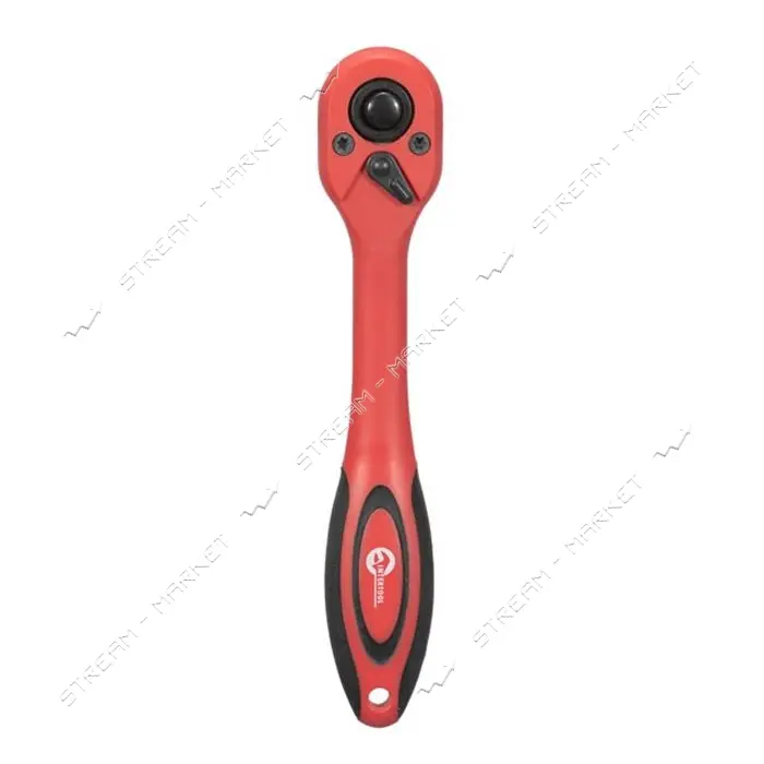 Рукоятка с трещоточной головкой Intertool HT-2111 с храповым механизмом 1/4" Cr-v