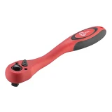 Рукоятка с трещоточной головкой Intertool HT-2108 с храповым механизмом на 72 зуба 3/8'' изогнутая
