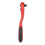 Рукоятка с трещоточной головкой Intertool HT-2108 с храповым механизмом на 72 зуба 3/8'' изогнутая