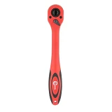 Рукоятка с трещоточной головкой Intertool HT-2109 с храповым механизмом на 72 зуба 1/2'' изогнутая  