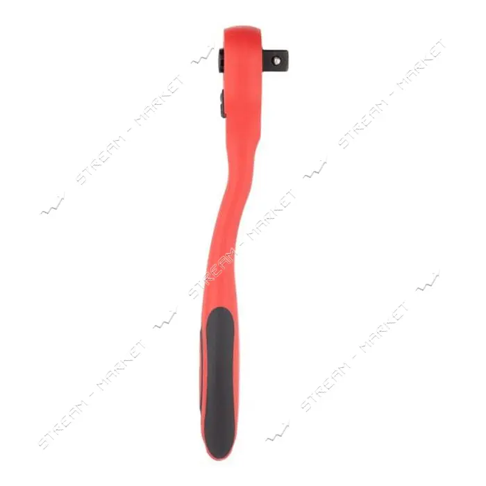 Рукоятка с трещоточной головкой Intertool HT-2109 с храповым механизмом на 72 зуба 1/2'' изогнутая  