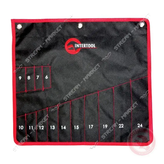 Чехол для гаечных ключей Intertool BX-9009 14 карманов 430x430мм                                    