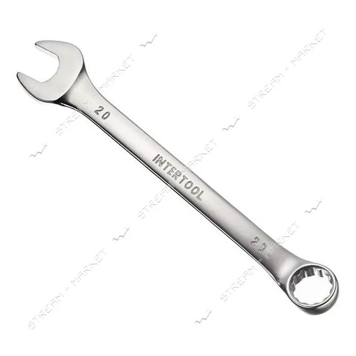 Ключ комбинированный Intertool HT-1220 20мм Cr-V                                                    