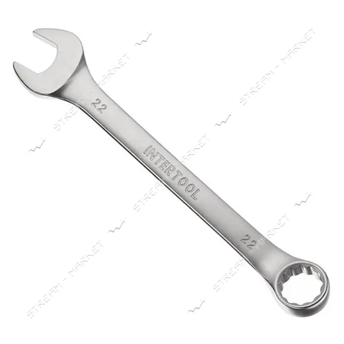 Ключ комбинированный Intertool HT-1222 22мм Cr-V                                                    