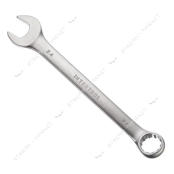 Ключ комбинированный Intertool HT-1224 24мм Cr-V                                                    