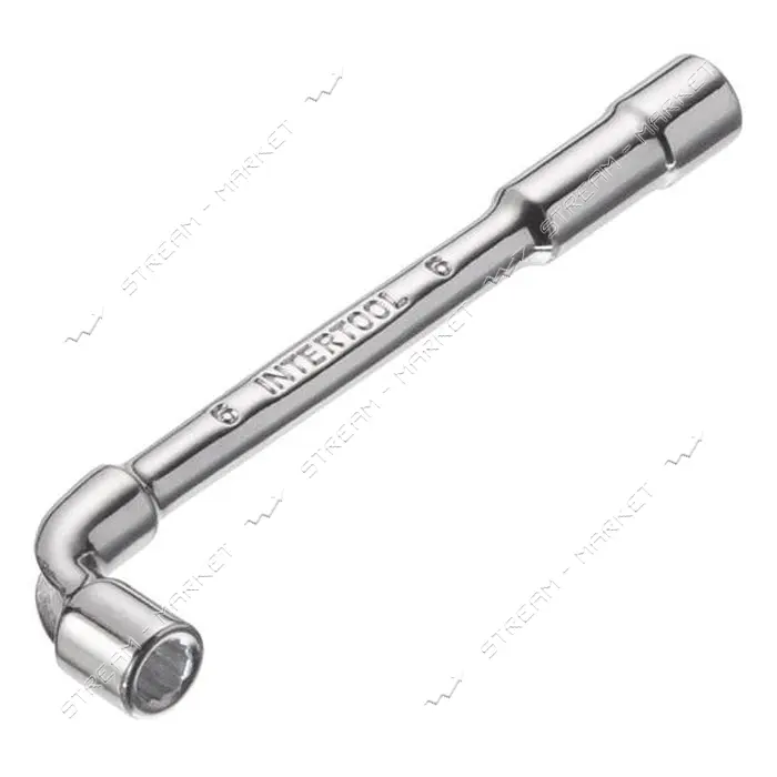 Ключ торцевой Intertool HT-1606 L-образный с отверстием 6мм