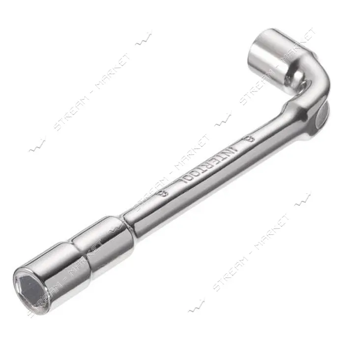 Ключ торцевой Intertool HT-1608 L-образный с отверстием 8мм