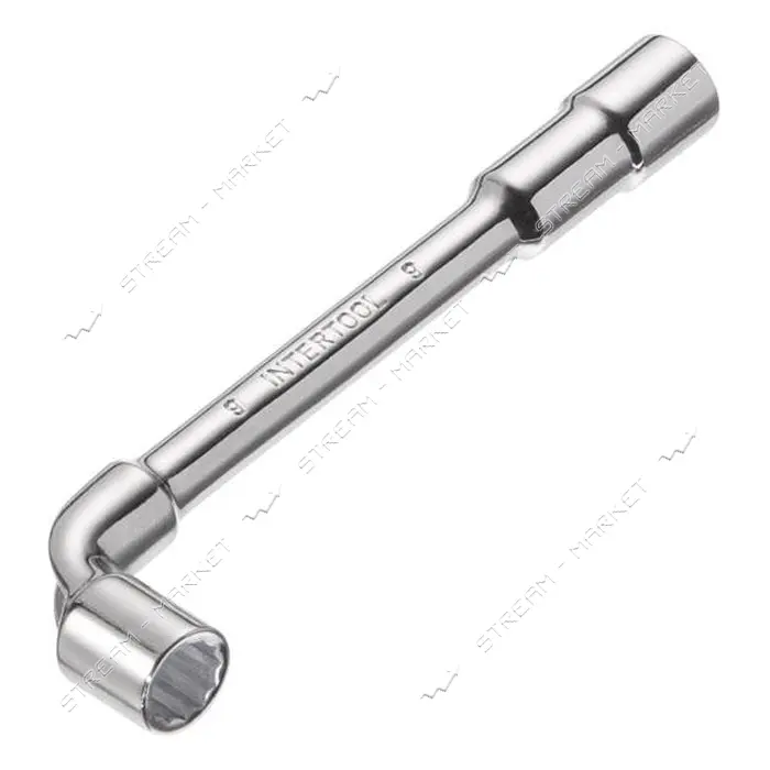 Ключ торцевой Intertool HT-1609 L-образный с отверстием 9мм