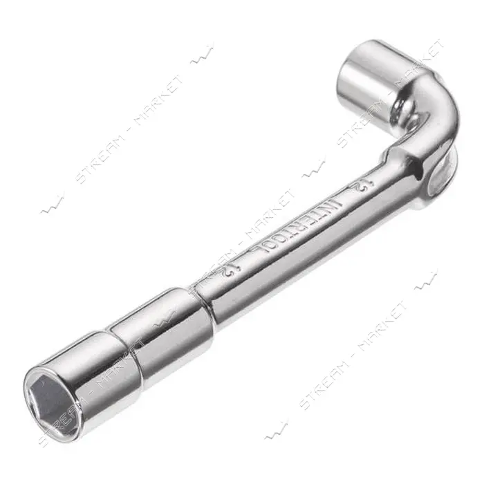 Ключ торцевой Intertool HT-1612 с отверстием L-образный 12мм                                        