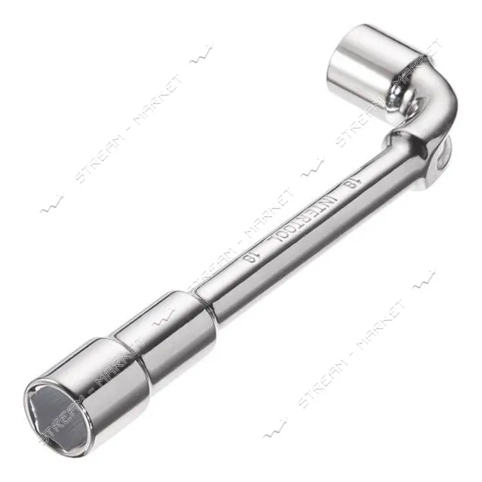 Ключ торцевой Intertool HT-1618 с отверстием L-образный 18мм                                        