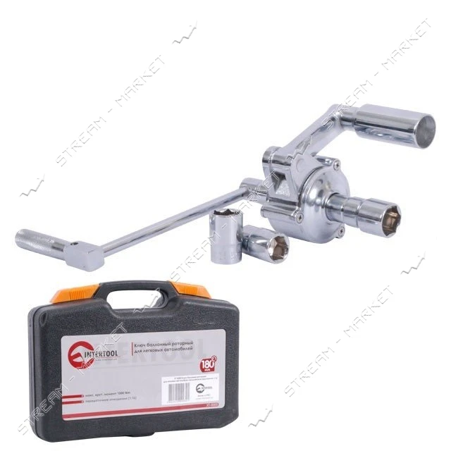 Ключ балонный роторный Intertool XT-0003 180мм