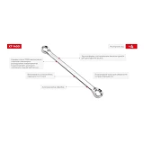 Набор накидных ключей Intertool XT-1400 TORX Т6-Т24 мм 4 шт                                         