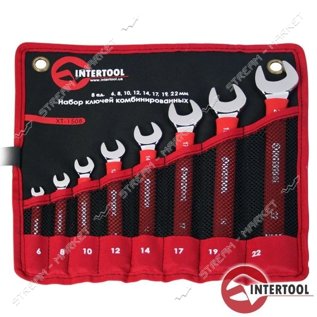 Набор комбинированных ключей Intertool XT-1508 8шт