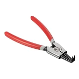 Щипцы для снятия и установки стопорных колец Intertool HT-7008 150мм изогнутые на разжиме