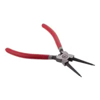 Щипцы для снятия стопорных колец прямые на сжиме Intertool HT-7011 180мм