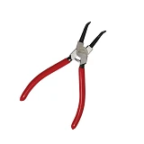 Щипцы для снятия стопорных колец Intertool HT-7012 изогнутые на сжиме 180мм