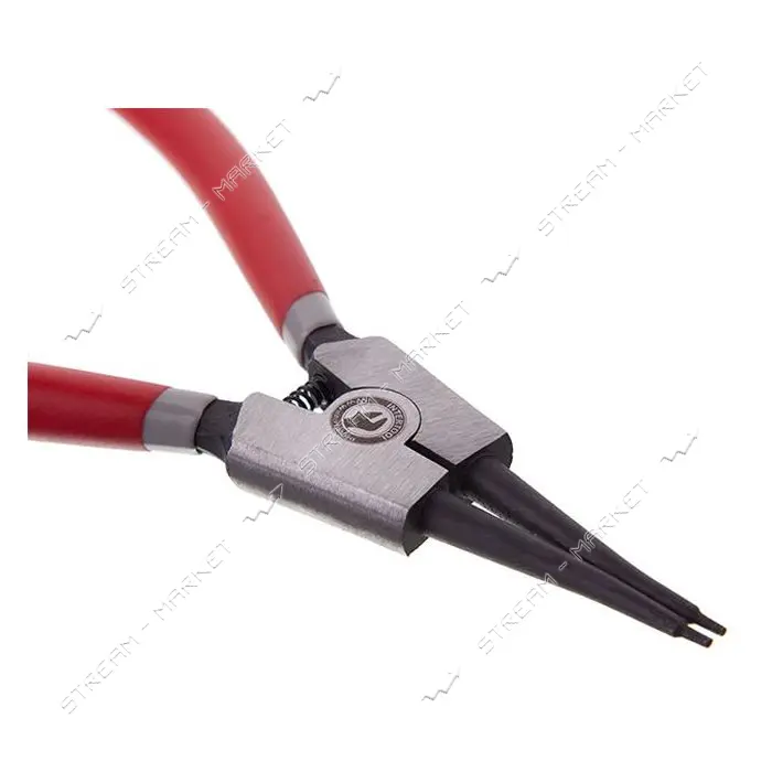 Щипцы для снятия стопорных колец Intertool HT-7013 прямые на разжим 180мм