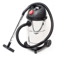 Пылесос строительный Intertool  DT-1030 30л корпус из нерж стали 1400Вт                             