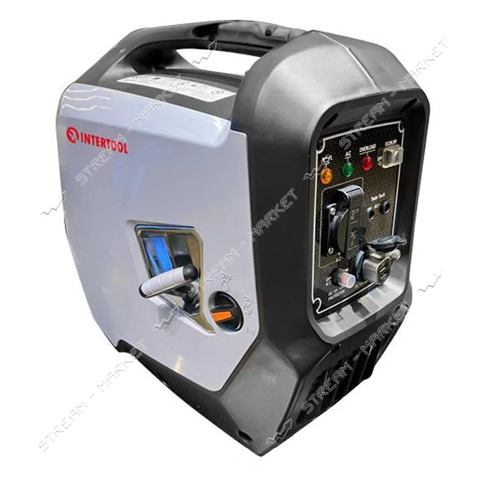 Генератор бензиновый Intertool DT-1320 STORM инверторный 1.8/2кВт 220В 4л ручной старт