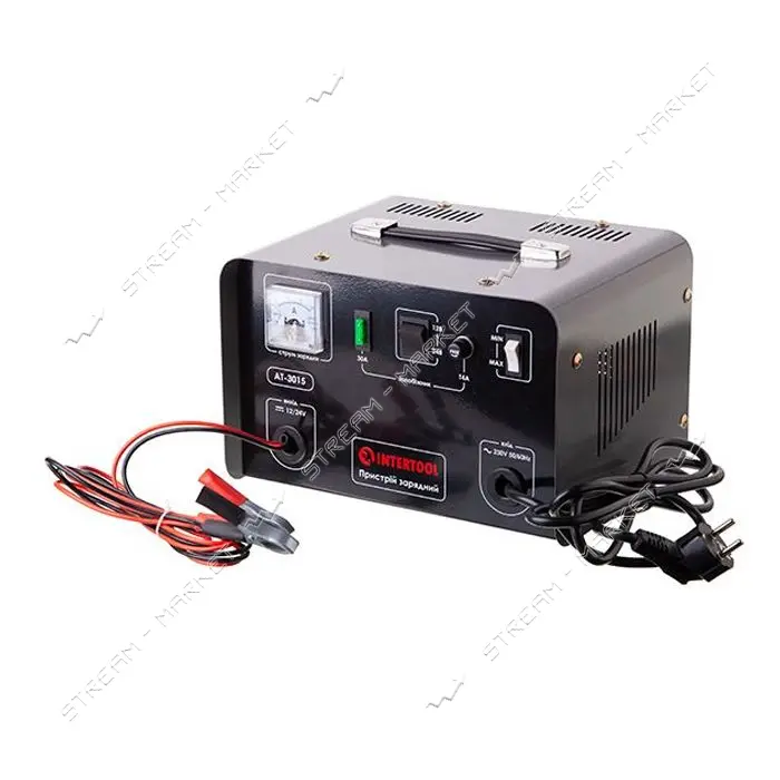 Зарядное устройство Intertool AT-3015 12-24В 600Вт 230В 14/20А