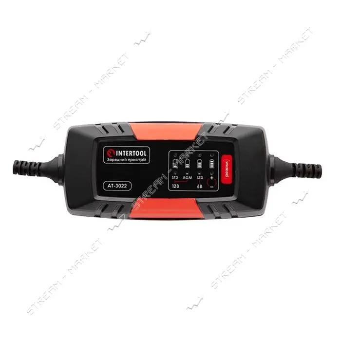 Зарядное Intertool AT-3022 6/12В 2А 230В макс.емкость заряжаемого аккумулятора 1.2-60 а/ч