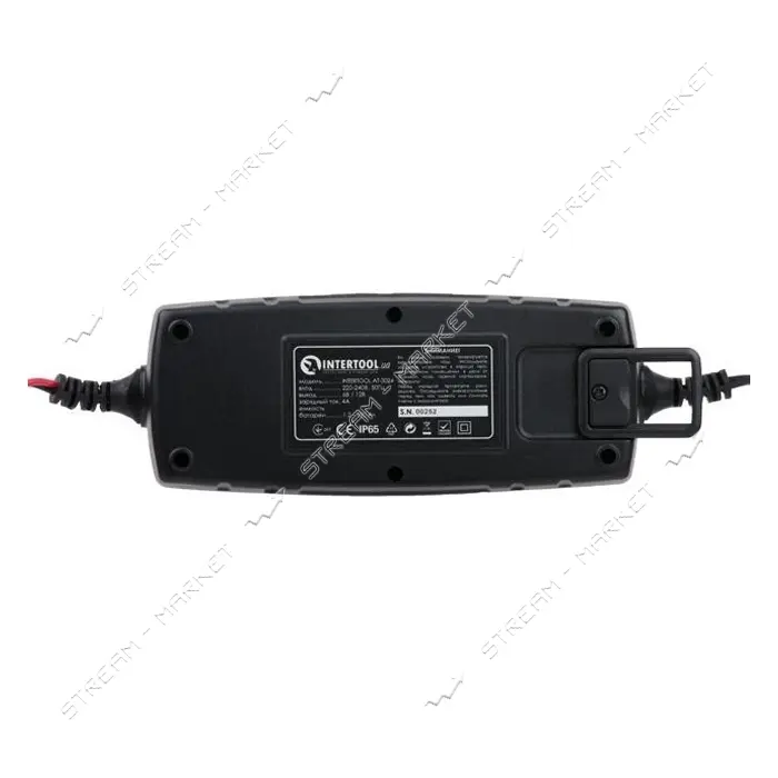 Зарядное устройство Intertool AT-3024 6/12В 4А 230В зимний режим зарядки плюс дисплей               