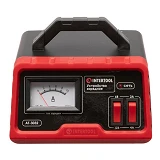 Устройство зарядное для аккумуляторов Intertool AT-3032 6/12В 2/4А 4-45 Ач с трансформатором        